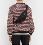 Christian Louboutin - Studded Leather-Trimmed Nylon and Mesh Belt Bag - Black