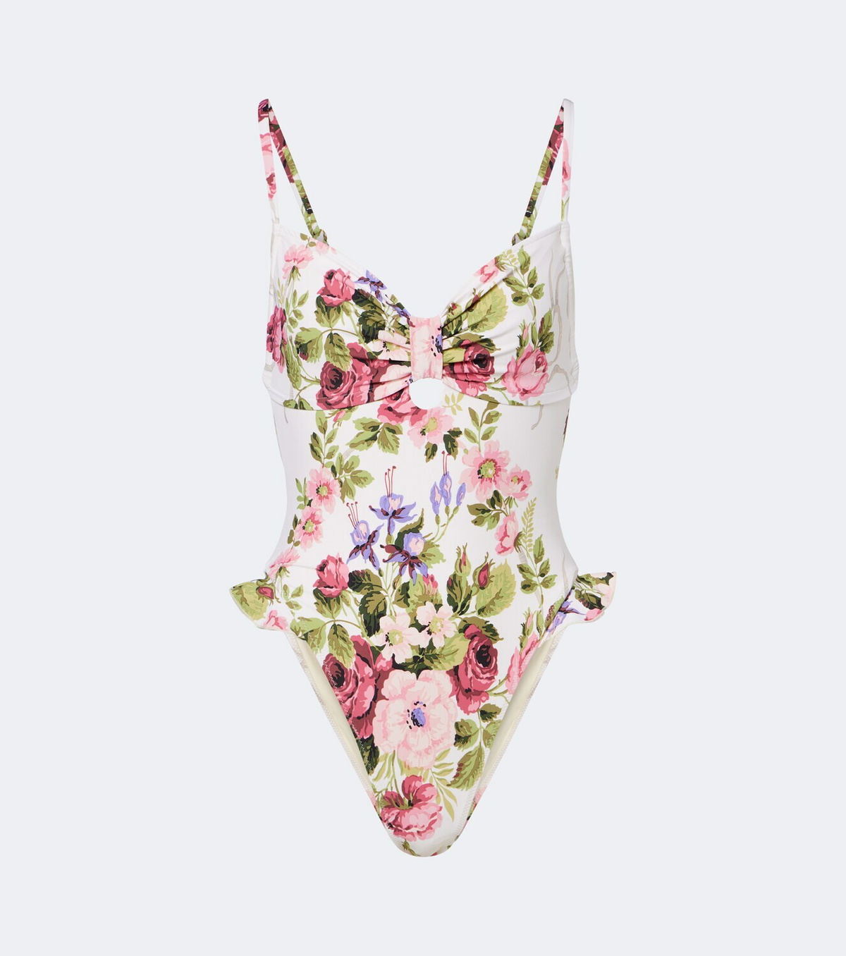Montce Devin floral ruffled swimsuit