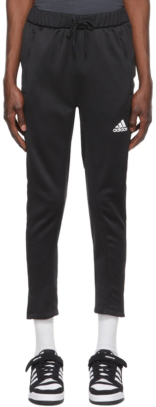 Photo: adidas Originals Black Polyester Lounge Pants