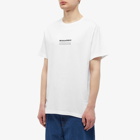 Maharishi Men's MILTYPE Embroidery Logo T-Shirt in White