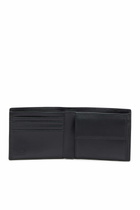 Diesel Bi-fold wallet in leather with coin pocket - Small Wallets Mens in Black