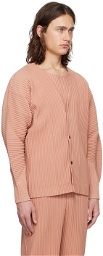HOMME PLISSÉ ISSEY MIYAKE Pink Monthly Color March Cardigan