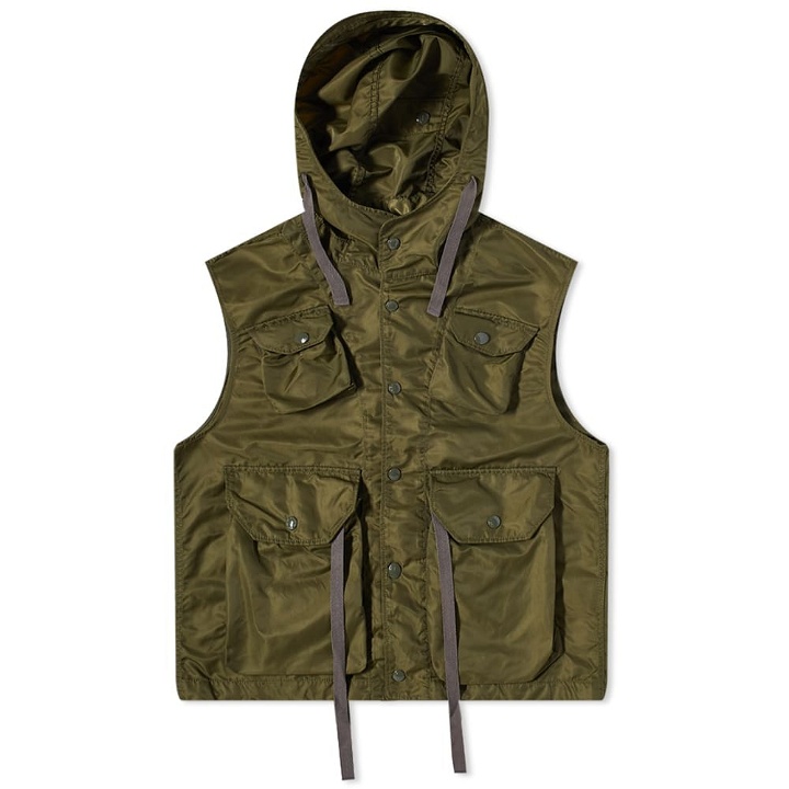 Photo: Engineered Garments Men's Field Vest in Olive
