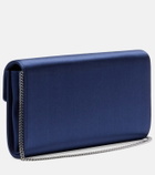 Roger Vivier Efflorescence embellished satin clutch