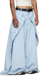 LU'U DAN Blue CLOT Edition MAXI X MAXI X MAXI Jeans