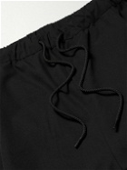 MANASTASH - St Helens Straight-Leg Shell Drawstring Trousers - Black