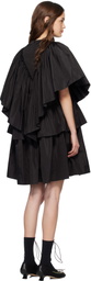 Simone Rocha Black Short Ruffle Minidress