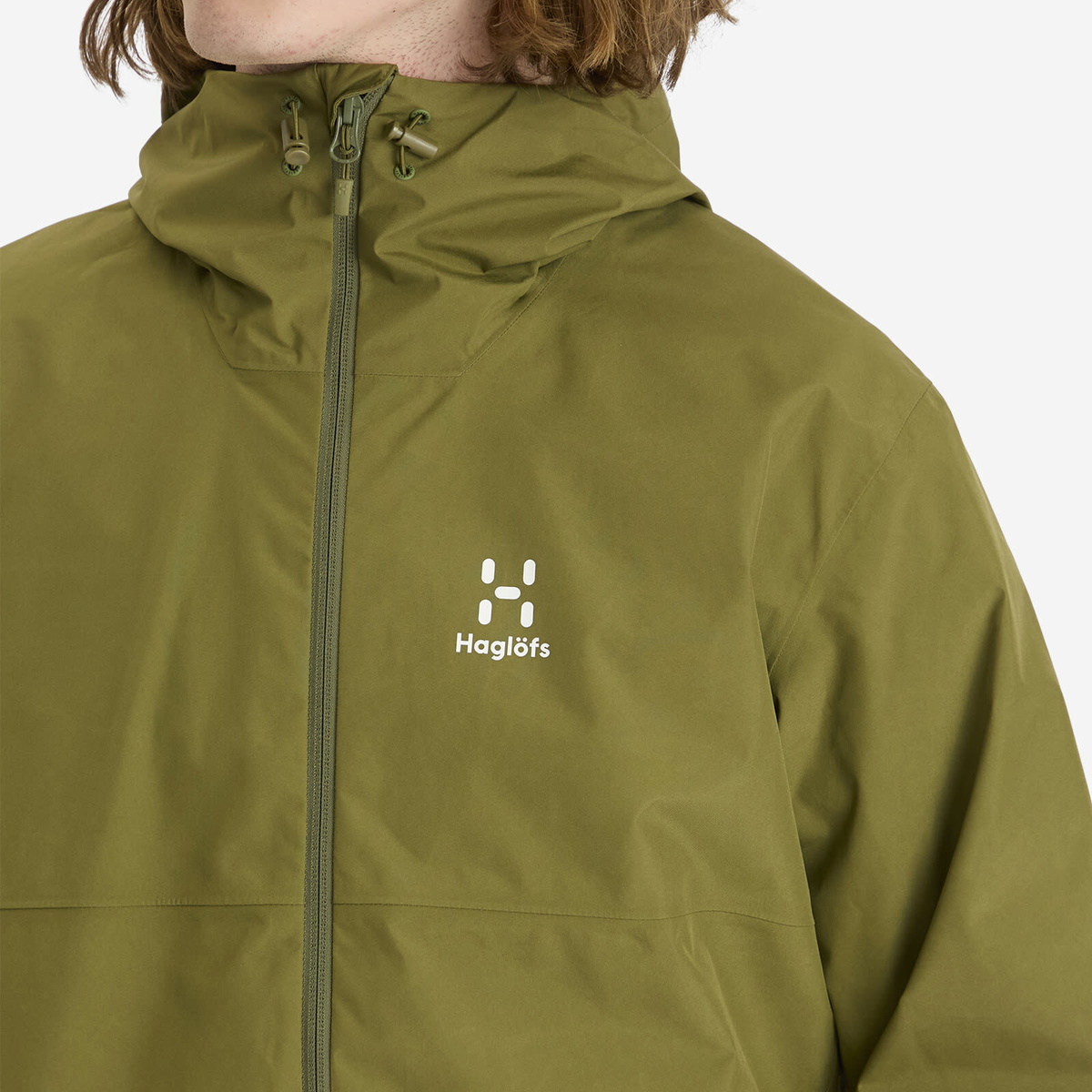 Haglöfs Men's Kaise Gore-Tex Jacket in Olive Green