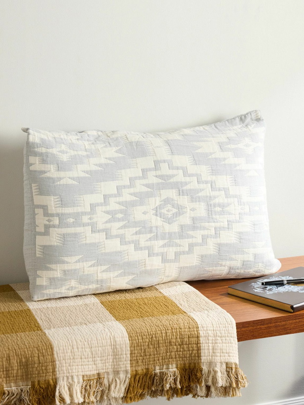 Photo: Pendleton - Mesilla Organic Cotton-Matelassé Cushion