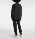 Adidas by Stella McCartney Oversized cotton-blend fleece sweatshirt