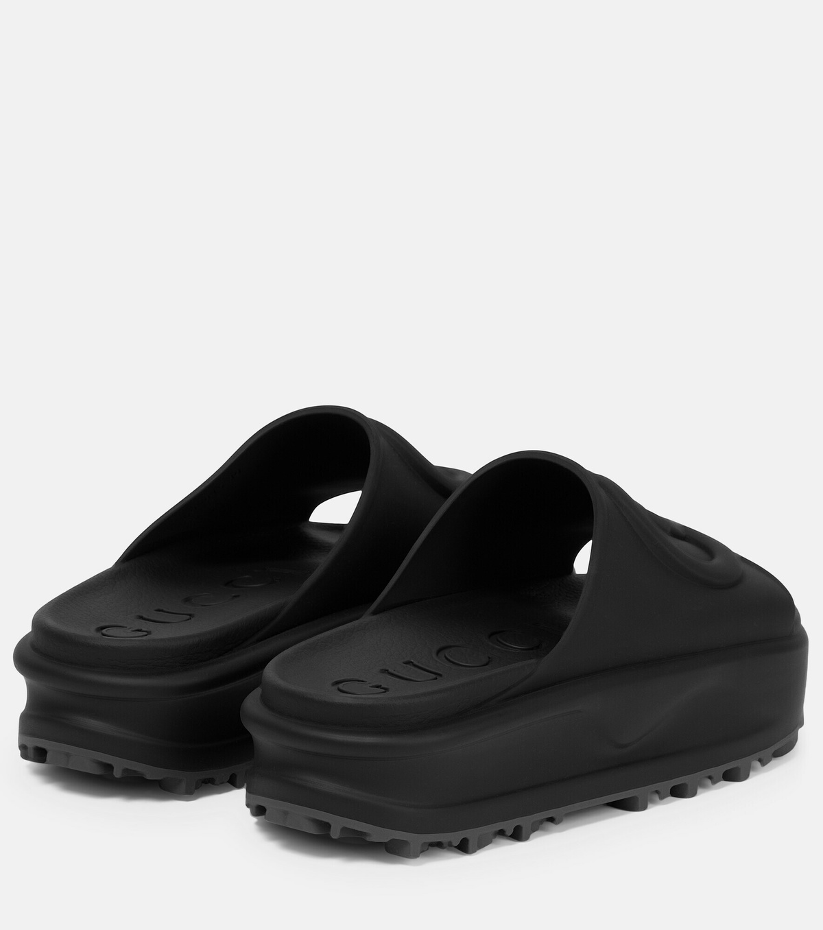Gucci - GG rubber slides Gucci
