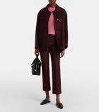 'S Max Mara Cotton-blend cropped straight pants