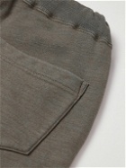 Remi Relief - Wide-Leg Cotton-Blend Jersey Sweatpants - Brown
