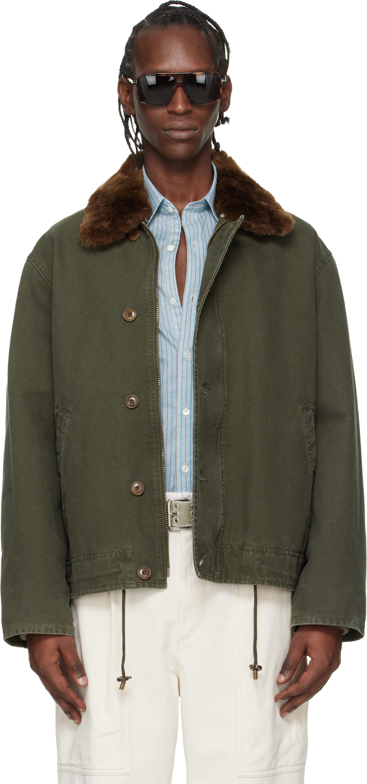 Isabel Marant Khaki Andy Jacket