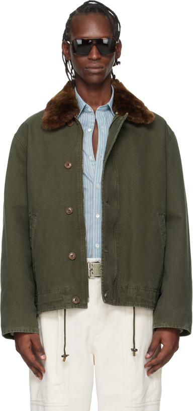 Photo: Isabel Marant Khaki Andy Jacket