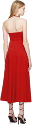 Beaufille Red Baes Midi Dress