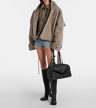 Balenciaga Carrie Medium leather bowling bag