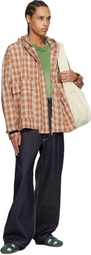 Camiel Fortgens Orange & White Cropped Outdoor Jacket
