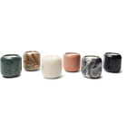Tom Dixon - Materialism Stone Scented Candle Set, 6 x 120g - Men - Colorless