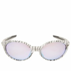 Oakley Eye Jacket Redux Sunglasses in Trans Vapor Bengal &Prizm Snow Sapphire 