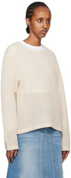 Our Legacy Beige Double Lock Sweater