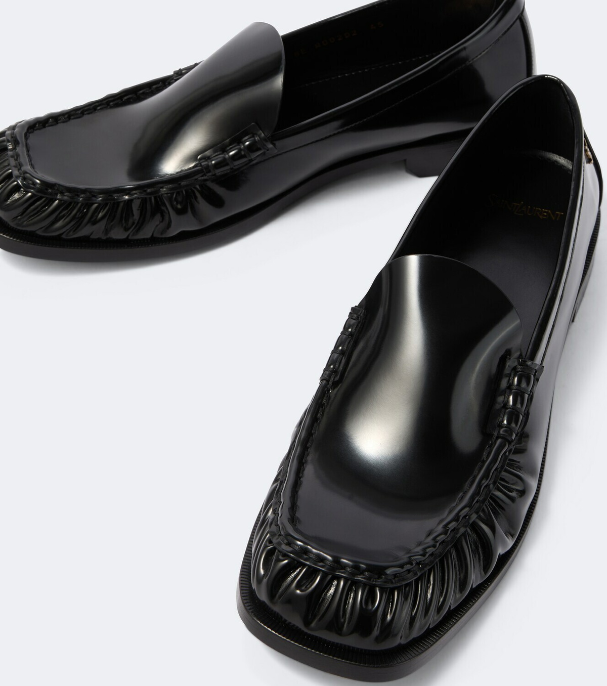 Saint Laurent Theobald Cassandre leather loafers