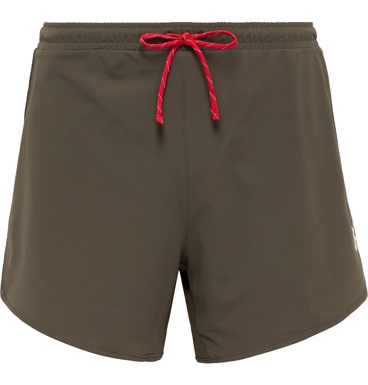 Photo: DISTRICT VISION - Spino Slim-Fit Stretch-Shell Shorts - Green