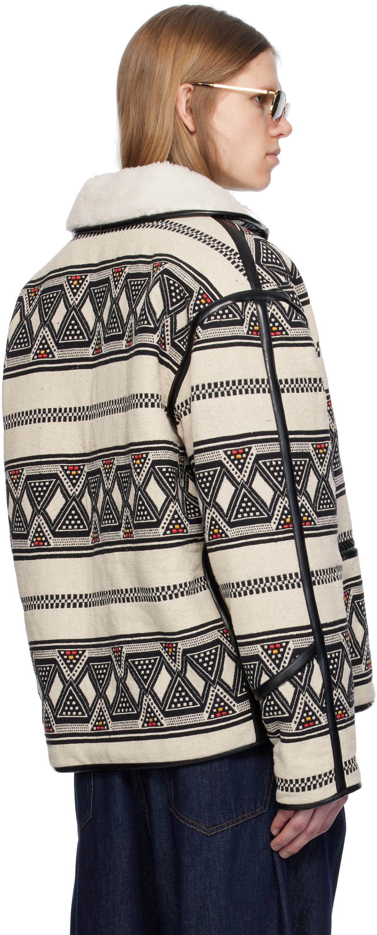 Isabel Marant Black & Off-White Nelkis Jacket Isabel Marant