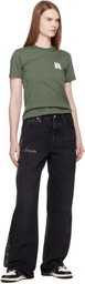 AMIRI Black Stud Baggy Jeans