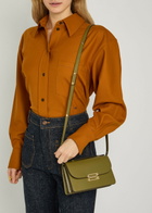Victoria Beckham Dorian Mini Grained-leather top Handle bag - Green - One Size