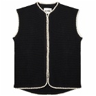 Jil Sander+ Men's Jil Sander Plus Recycled Knit Vest in Black