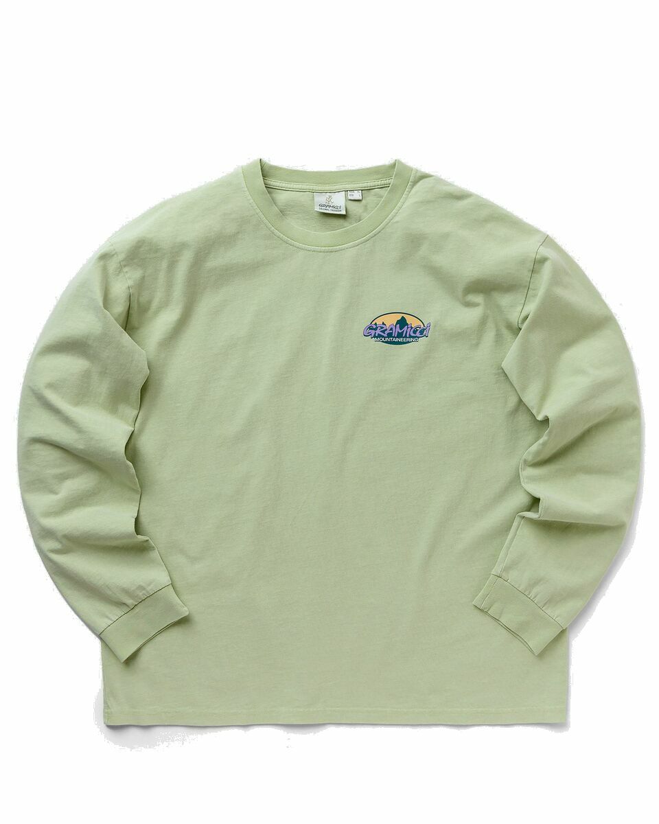 Photo: Gramicci Summit L/S Tee Green - Mens - Shortsleeves