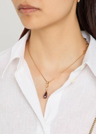 Valentino Vlogo Crystal-embellished Necklace - Gold - One Size