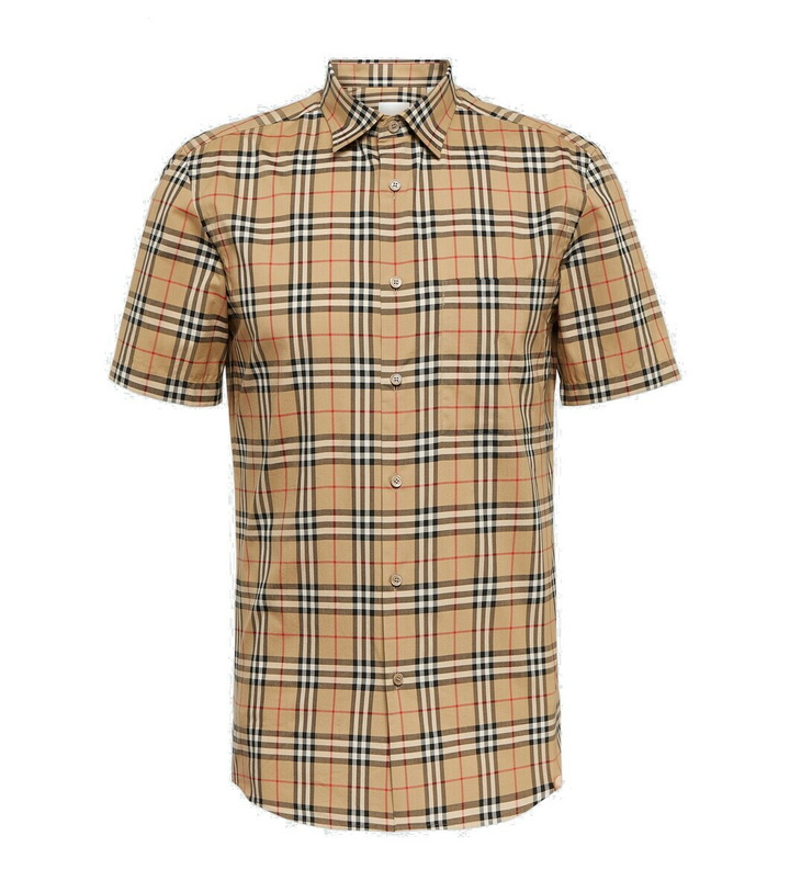 Photo: Burberry Checked shirt