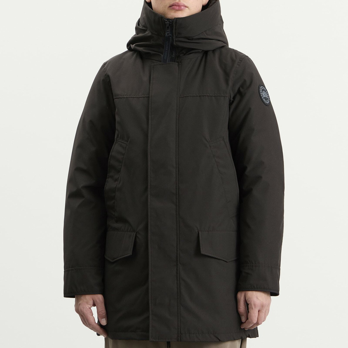 Canada Goose Men's Langford Parka Jacket Disc in Black