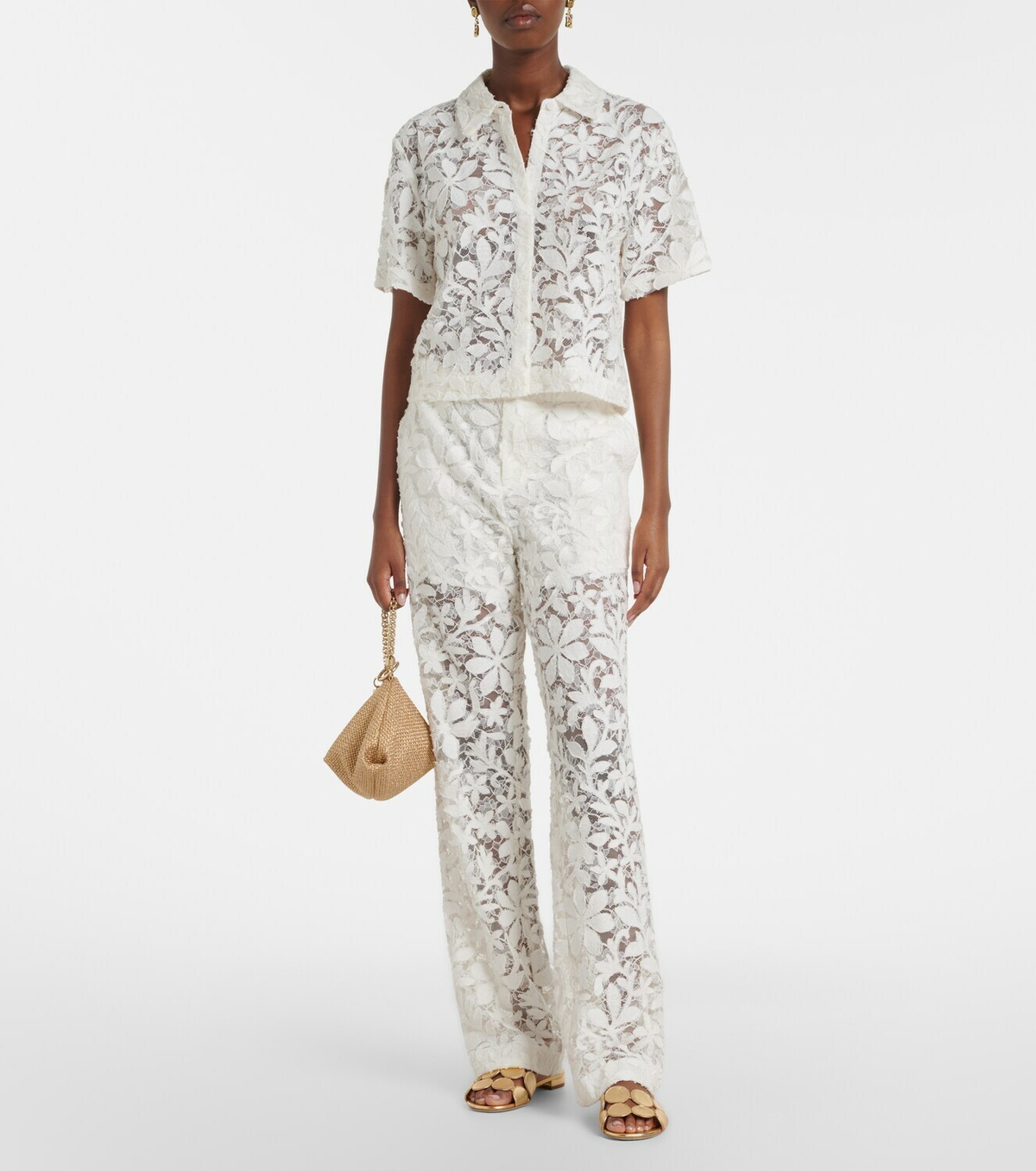 Simkhai Cotton lace shirt