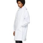 Helmut Lang White Recycled Raincoat