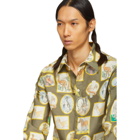 Phipps Green Animal Frame Uniform Shirt