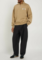 Jacquemus Le Camionneur Gros Grain Cotton Sweatshirt Beige