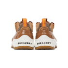 Burberry Brown Houndstooth Arthur Sneakers