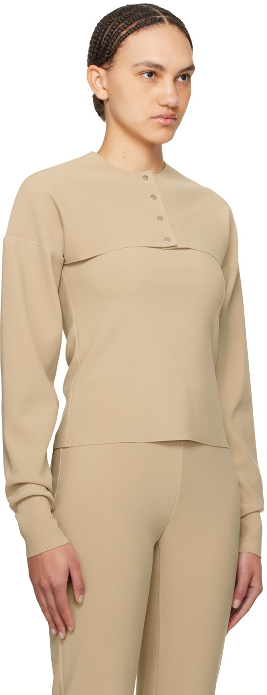 Birrot Beige Lay2 Cardigan