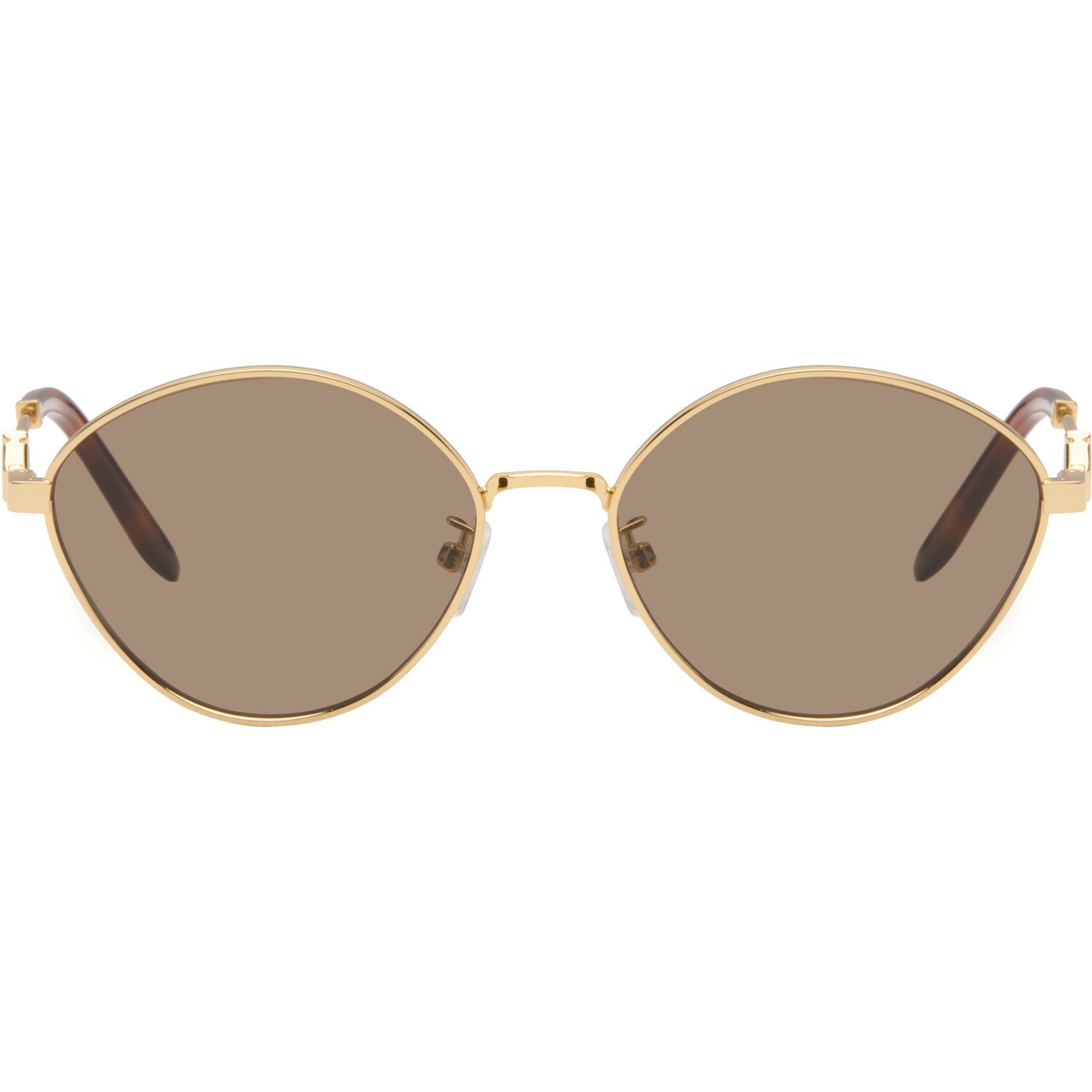 Fendi Gold FF Diamonds Sunglasses