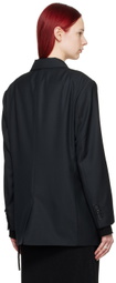 Youth Black Oversized Blazer