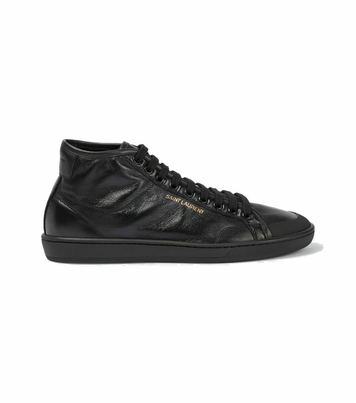 Photo: Saint Laurent - Court Classic SL/39 leather sneakers