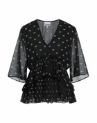 Ganni Womens Top in Black