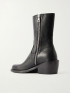 Dries Van Noten - Leather Boots - Black