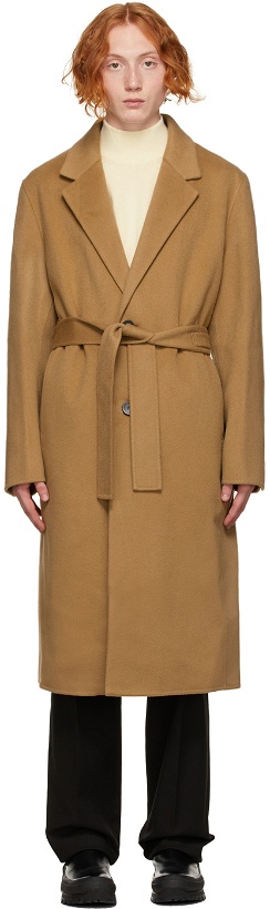 Photo: Solid Homme Tan Oversized Robe Coat