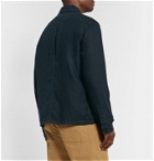 Incotex - Linen Shirt Jacket - Blue