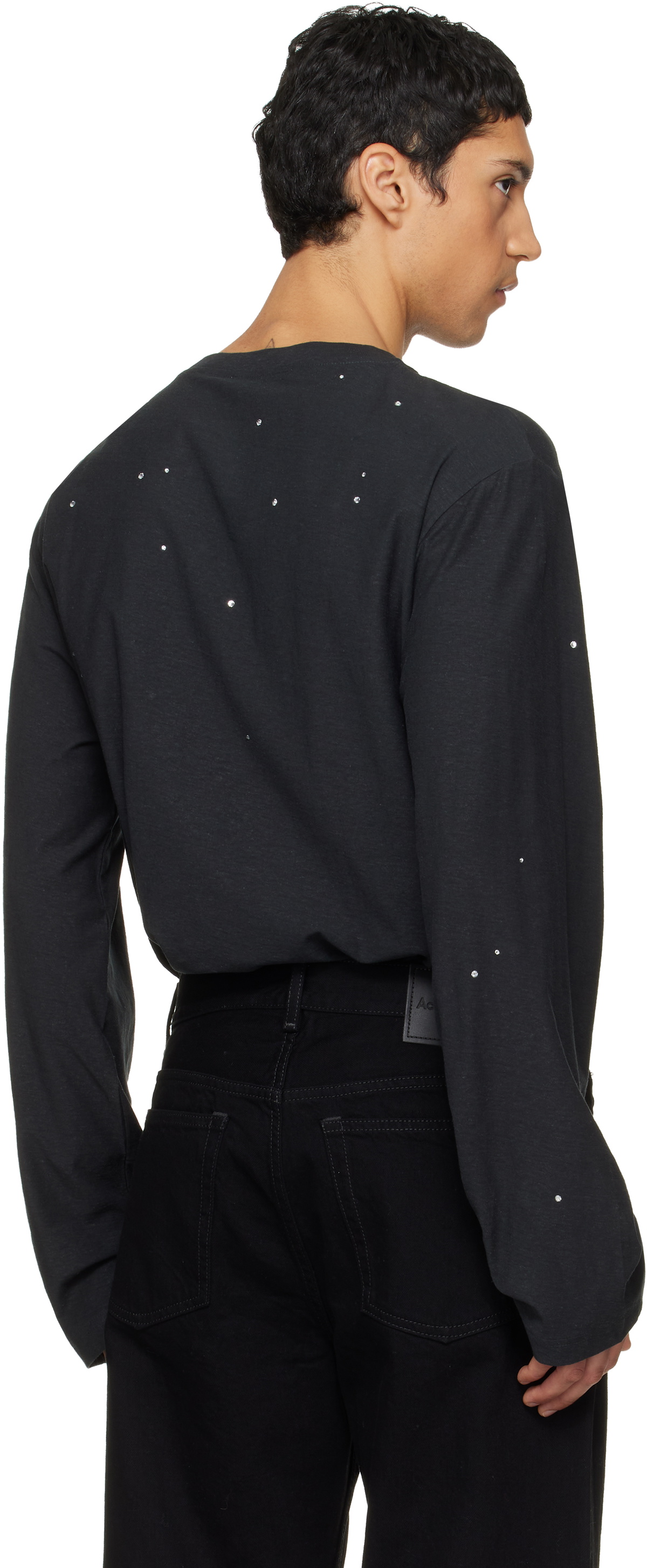 Acne Studios Black Logo T-shirt