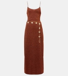 Oséree Lumière belted maxi dress